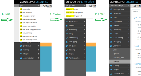 Fast Navigation / Quick Find - Usage Example