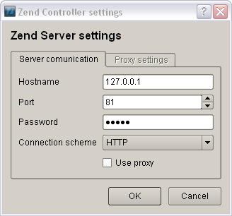 Zend Controller Settings