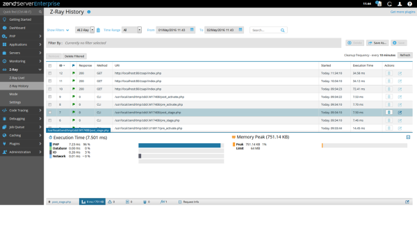 Z-Ray History Page