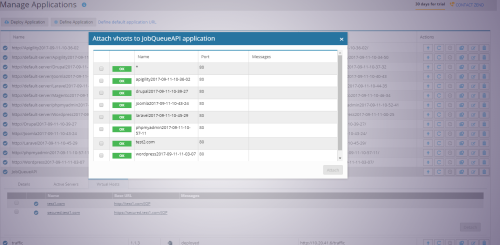 Vhost Binding to Applications