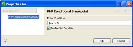 PHP Conditional Breakpoint