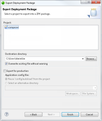 Exporting the Application Package- Zend Studio 13.6