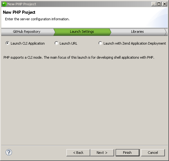 Creating a New Project From GitHub - Zend Studio 10.0/10.1
