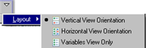 Variables View Menu