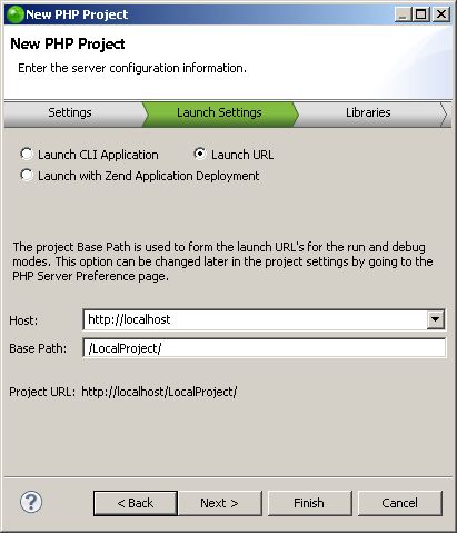 Running Applications on a Local Zend Server