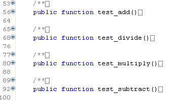 Calculator Test Functions