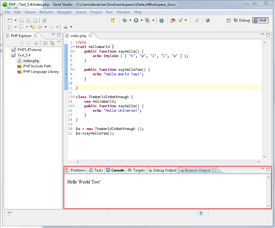 Getting Started with PHP 5.4
